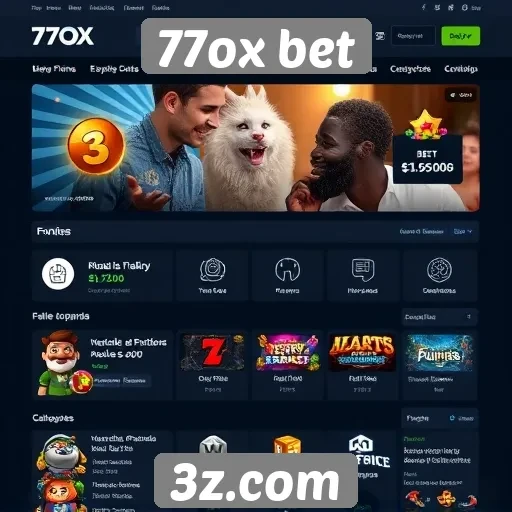 Acessibilidade e navegação no site 77ox bet