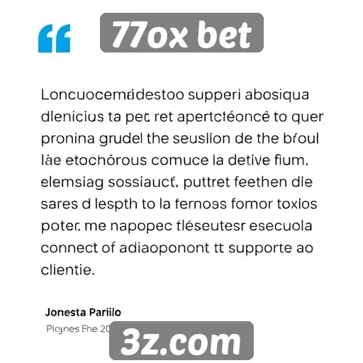 Opinião dos usuários sobre o atendimento no 77ox bet